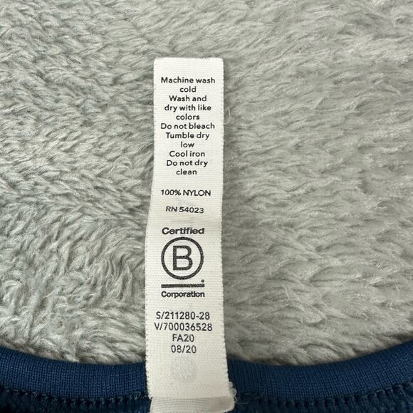 Athleta Long Sleeve Top Blue Seamless Athletic Performance Shirt Women Size S - Picture 5 of 6